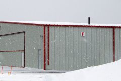 ArcticVent on industrial roof in Winter