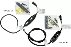 Plug in power connection for cut-to-length heating cable in 120V and 240V
