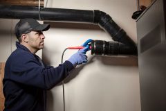Contractor Installing Retro-DWS Internal Self-Regulating Tubular Heat Trace Cable System into Pipe