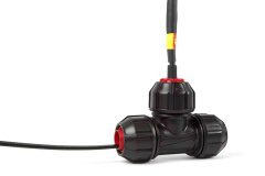 Tee Adapter Philmac Fitting on Retro-Line In-Pipe Self-Regulating Heating Cables