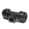 Tee Adapter Female Branch Thread, 1 1/2 inch CTS Compression x 1 1/2 inch CTS Compression x 1 1/2 inch FIP thread