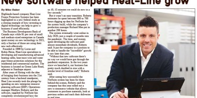 New software helped Heat-Line grow
