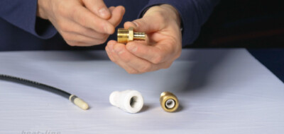 Fittings for Retro-Line Mini Installation in Half-Inch CTS PEX Pipe