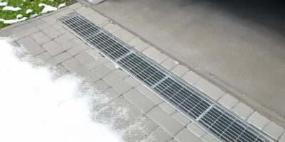 Prevent Frozen Garage Trench Drains